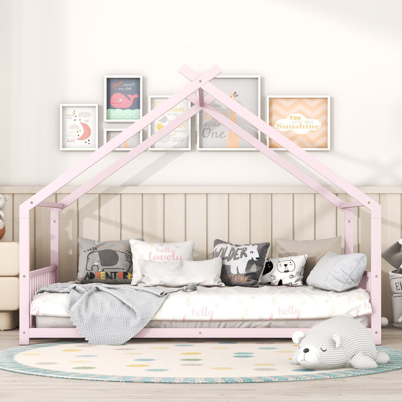 Alifonso Metal Daybed, Full, Pink