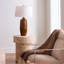 Toffee Ceramic Table Lamp, Cider Brown