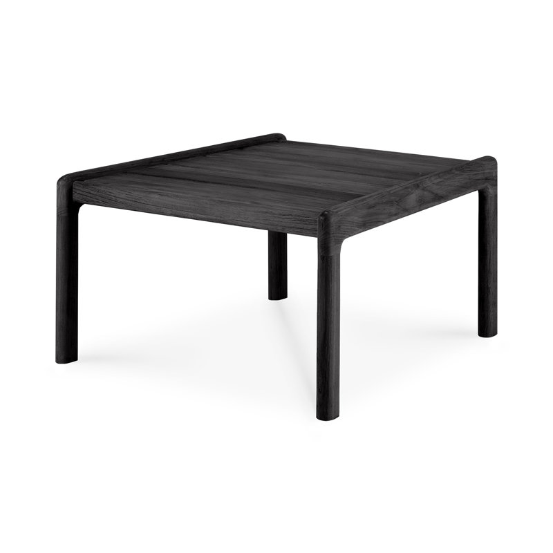 Jack Outdoor Square Teak Coffee Table, 22" W x 22" L