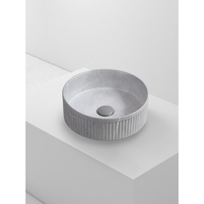 Ivy Bronx Creosha 375mm L x 375mm W Ceramic Circular Sink