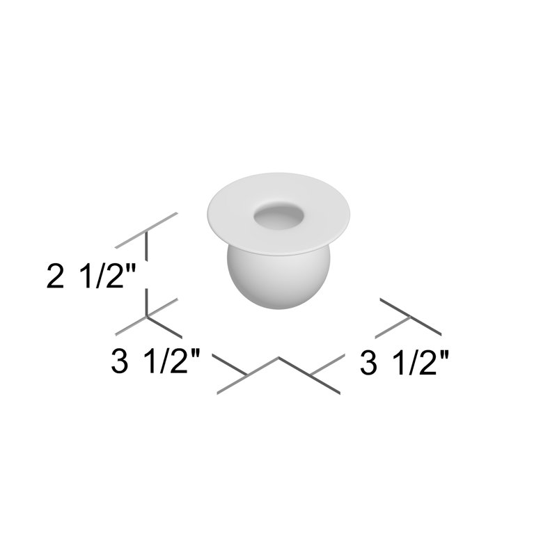 H2O Vase-Clear, 2.75" H x 3.75" W x 3.75" D
