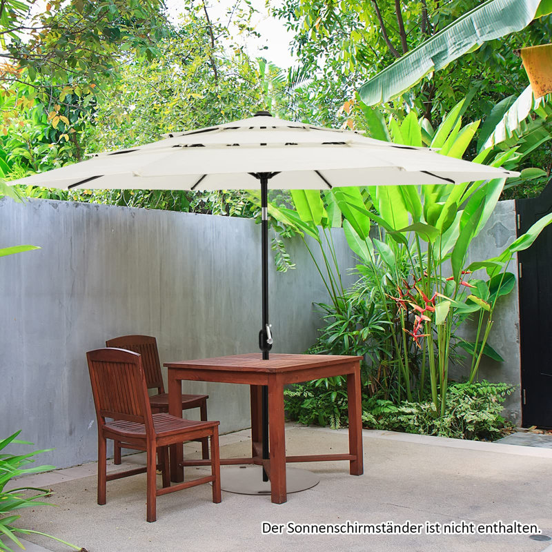 Goggins 300cm Market Parasol, Beige