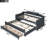 Upholstered Daybed With Trundle And Three Drawers-92200145
