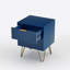 40cm W Manufactured Wood Bedside Table