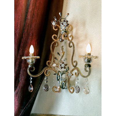 2-Light Candle Wall Light