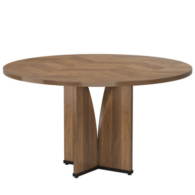 Table de conférence 39,37 po brun foncé avec base en X pour 4 personnes ou petite table de réunion (tabourets non inclus)