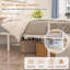 YT Metal Bed Frame with Headboard / Steel Slat Support-1522246782-1556603013