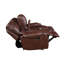 Causeuse inclinable manuelle Keily - brun foncé