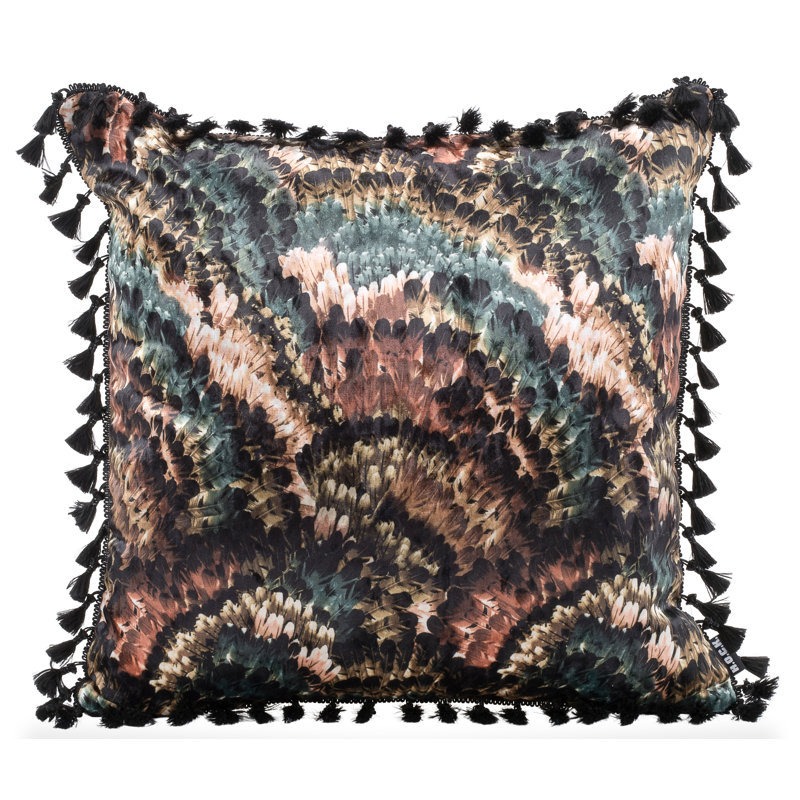Wild Turkey Animal Print Square Cushion