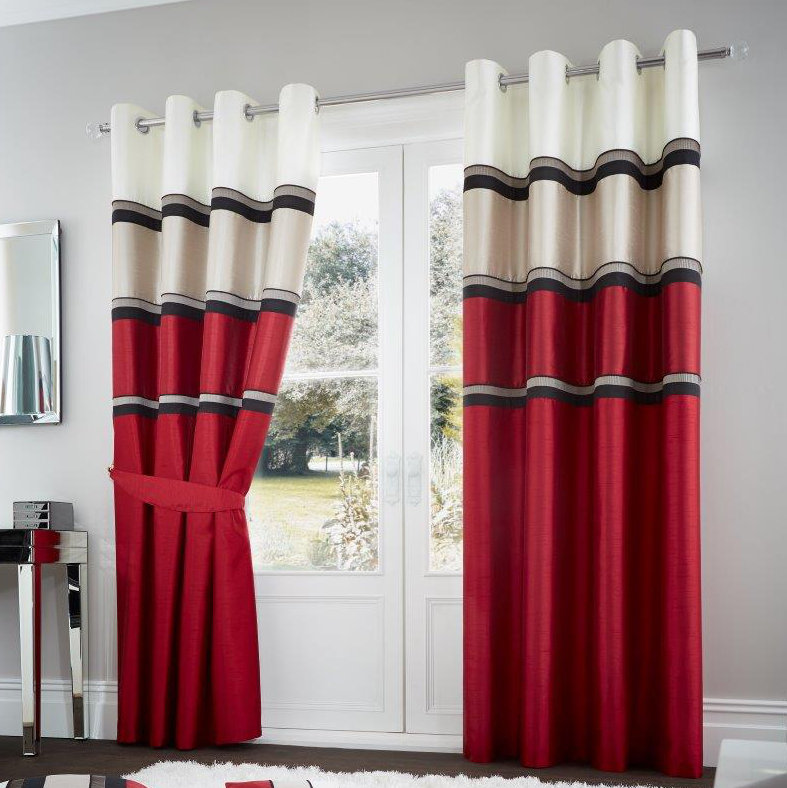 Battle Room Darkening Curtain Pair, 229 W x 229 D cm, Aubergine