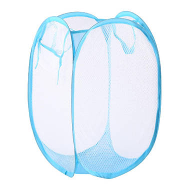 SmartDesign Smart Design Pop-Up Spiral Laundry Hamper Bag Mesh