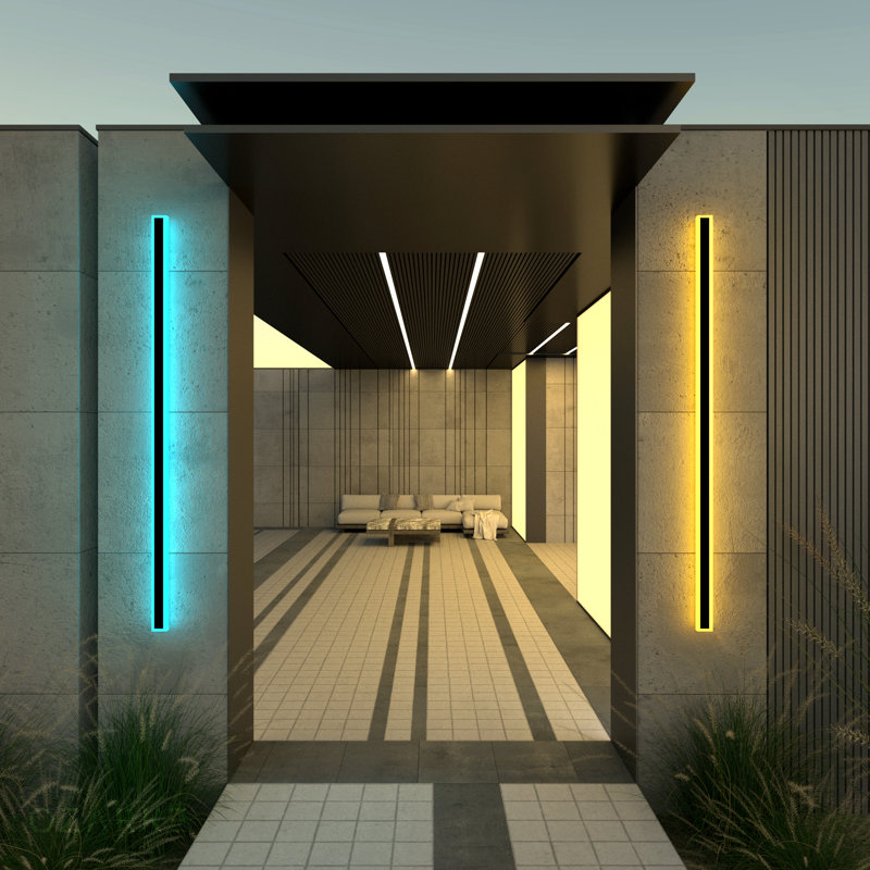 Jessy LED Wall Light, 40" H x 3.5" W x 2.5" D