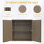 Armoire de rangement extérieure l 3 pi x P 1 pi