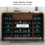 Nut-Brown Manufactured wood Shoe Storage