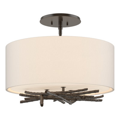 Brindille 3 - Light Semi Flush Mount