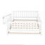 Full Size Floor Bed with Slats-1016179542-1016179537