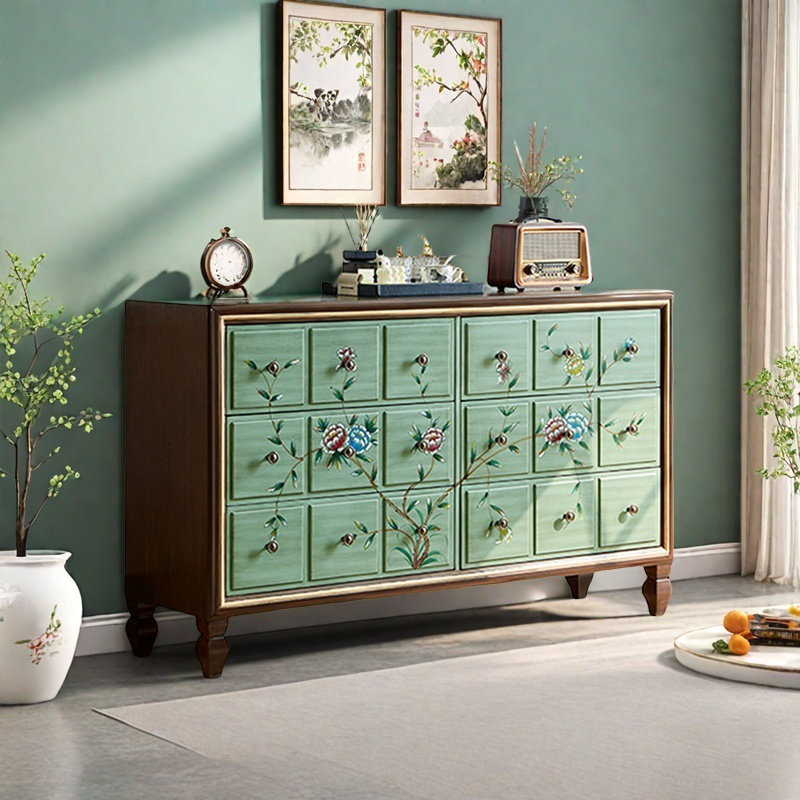 American-style Painted Commode