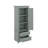 Tall Storage Cabinet With Two Drawers-811286247