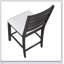 Ensemble de salle à manger à hauteur de comptoir 4 pièces Classic avec table extensible, banc rembourré et chaises, meubles en bois au fini espresso foncé