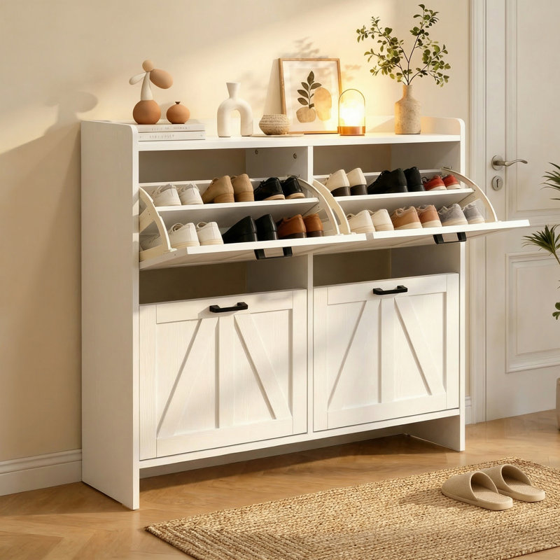 Shoe Cabinet, White