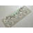 Vintage Turkish Rug in Green for Entryway Featuring Antique Oushak and Beni Ourain Styles