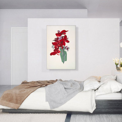 «Red Canna 1915» par Georgia O-Keeffe, reproduction d'art sur toile tendue