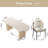 70.86" Modern Rectangle Cream White Dining Table Set with 8 Chairs for Kitchen, Bar, Living Room-423033008-423033014
