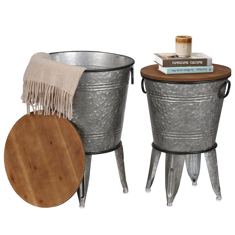 Bahe Nesting Tables, Silver