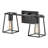 2-Light Open Cage Bath Vanity Fixture