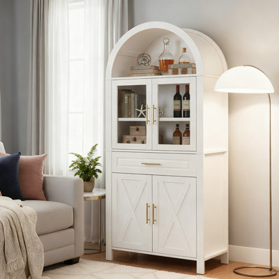Garde-manger de 71 po de hauteur avec 4 portes et un grand tiroir
