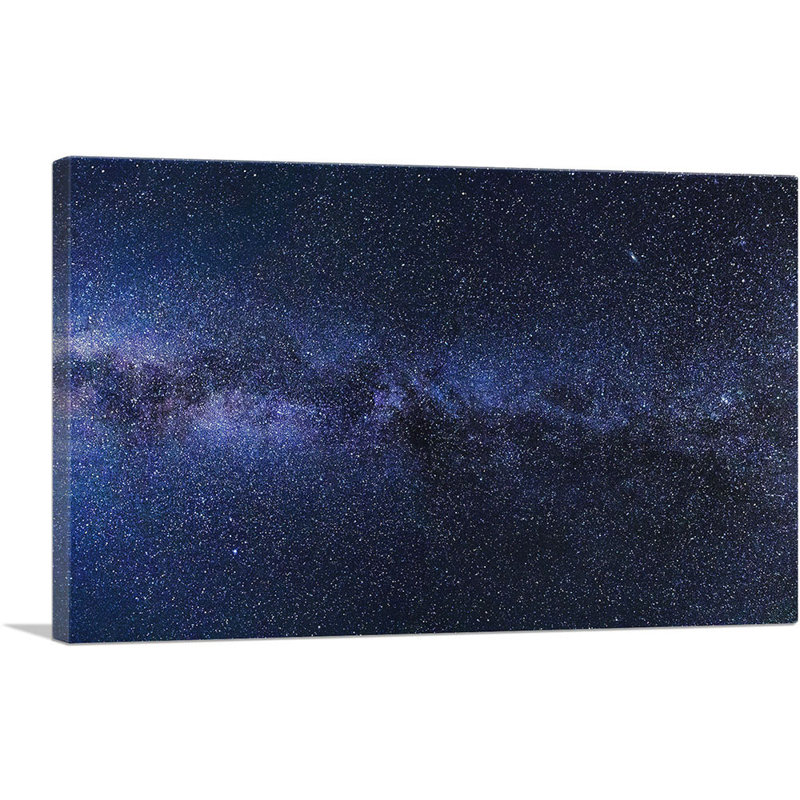 «Blue Stars and Nebula in Space Hubble Telescope», reproduction de photo sur toile tendue, H 26 po x l 40 po x 1,5 po