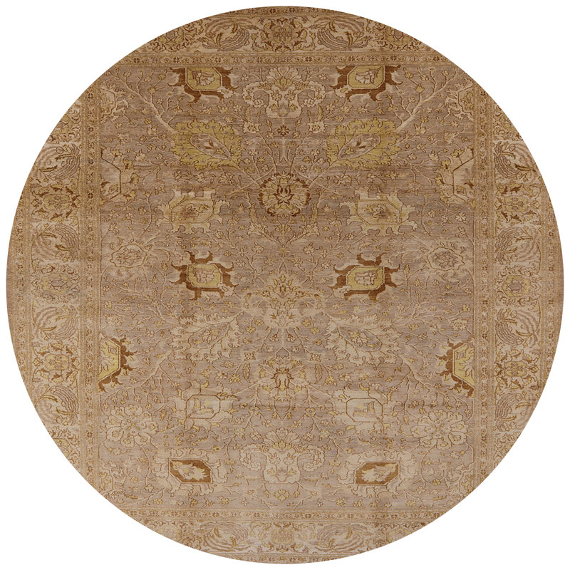 Tapis brun Starki, Rond 6 pi