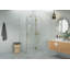Halo 45 in. x 32 in. x 78 in. 90-degree Fully Frameless Glass Hinged Shower Enclosure-364463076