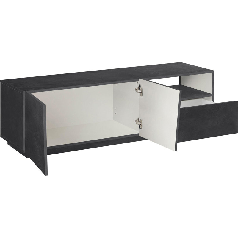 Bayonne TV Stand for TVs up to 58", Ardesia Grey