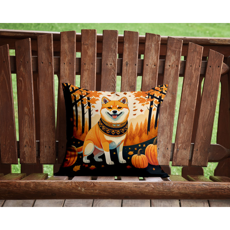  Coussin décoratif intérieur / extérieur en polyester Autre / Sans motif, 14 po x 14 po
