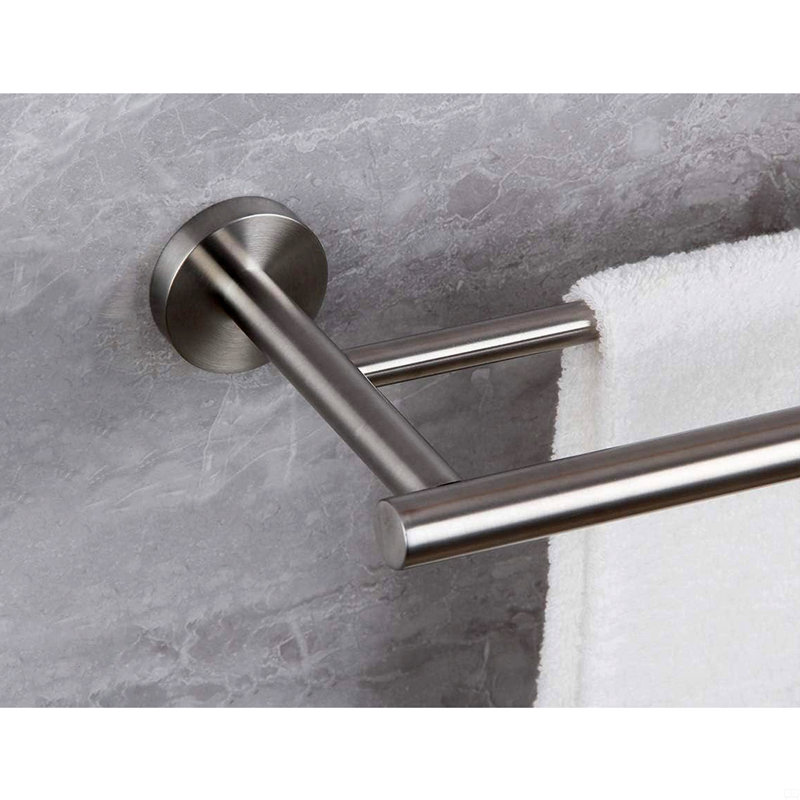 Porte-serviettes mural 23,6 po, Nickel brossé