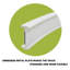 Système de rail de rideau flexible (12 pi), rail de rideau courbé, rails de rideau à fixation au plafond, rideaux de séparation de pièce pour rail de plafond