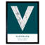 Vadodara India City Map 1 Piece Single Picture Frame Wall Art