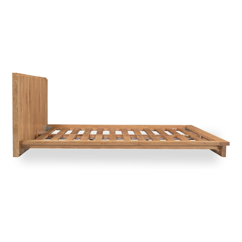 Plank Solid Wood Bed, Queen