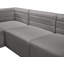 Canapé modulaire réversible en velours 95 po Enso-1687540603