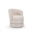 Upholstered Swivel Barrel Chair-1135908026