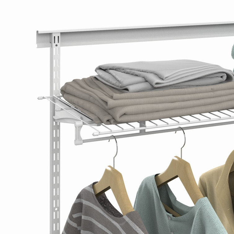 ClosetMaid SuperSlide 72 in. W x 16 in. D White Ventilated Wire