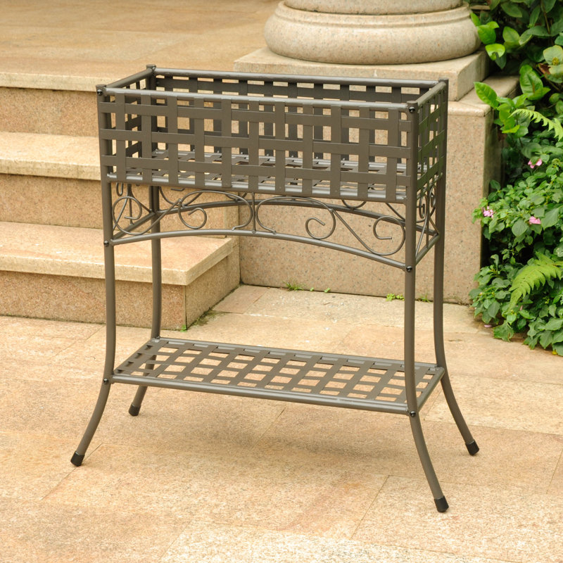 Support pour plante Abbottsmoor, Brun mat