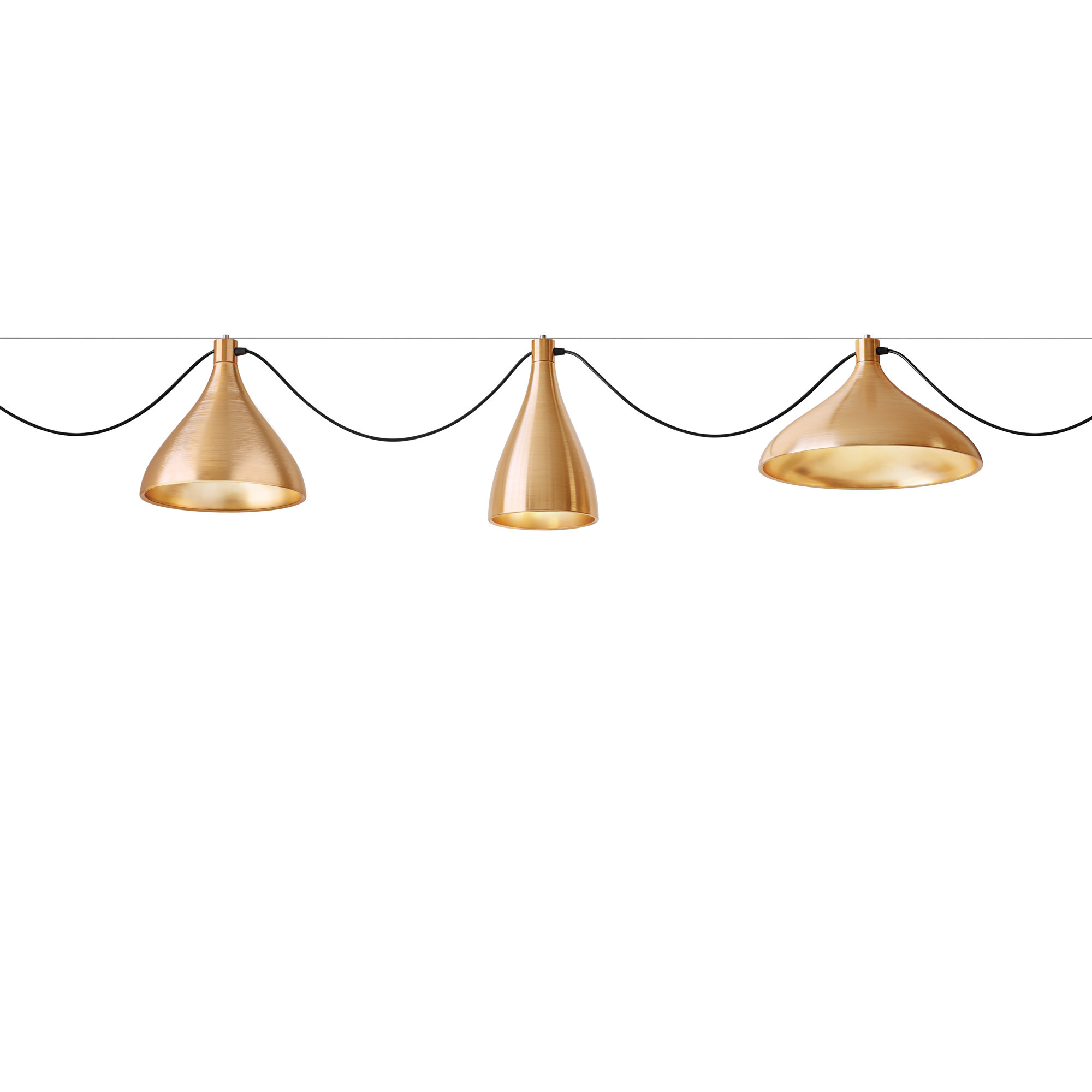 Swell String Mix, Brass, 134" H x 120" W x 16" D