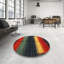 Tapis brun/jaune/gris contemporaine-1567040742
