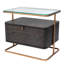 Augusto Glass End Table