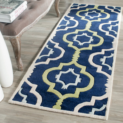 Hulcott Geometric Wool Hand Woven Area Rug