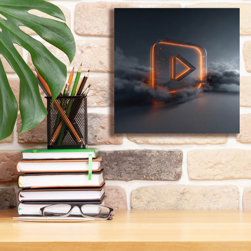  «Dream Play Button» par Ann Klee, art mural sur toile, 12 po x 12 po, H 12 po x l 12 po