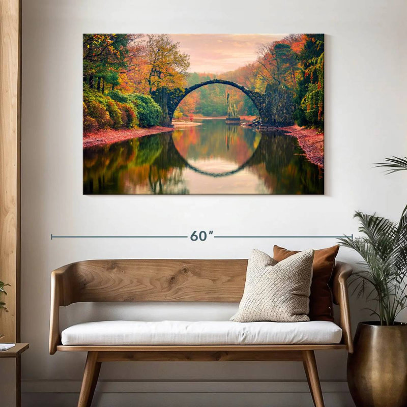 Lilie Devil's Bridge In Germany, 32" H x 48" W