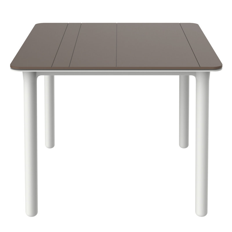 Noa Outdoor Square Dining Table, Chocolate